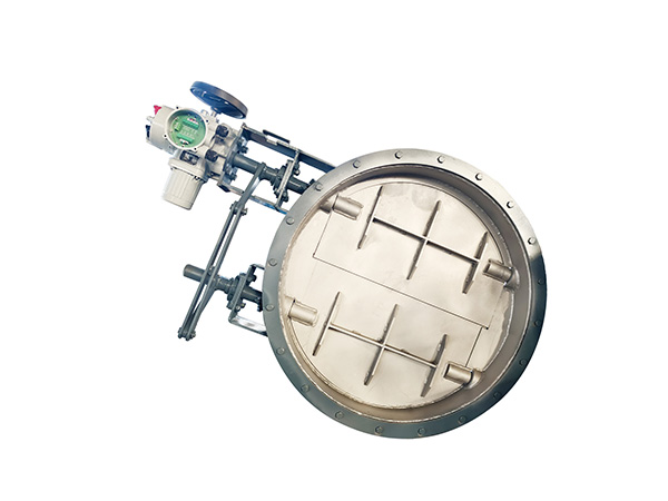Electric ventilation butterfly valve