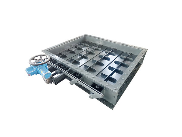 Regulating flue baffle valve
